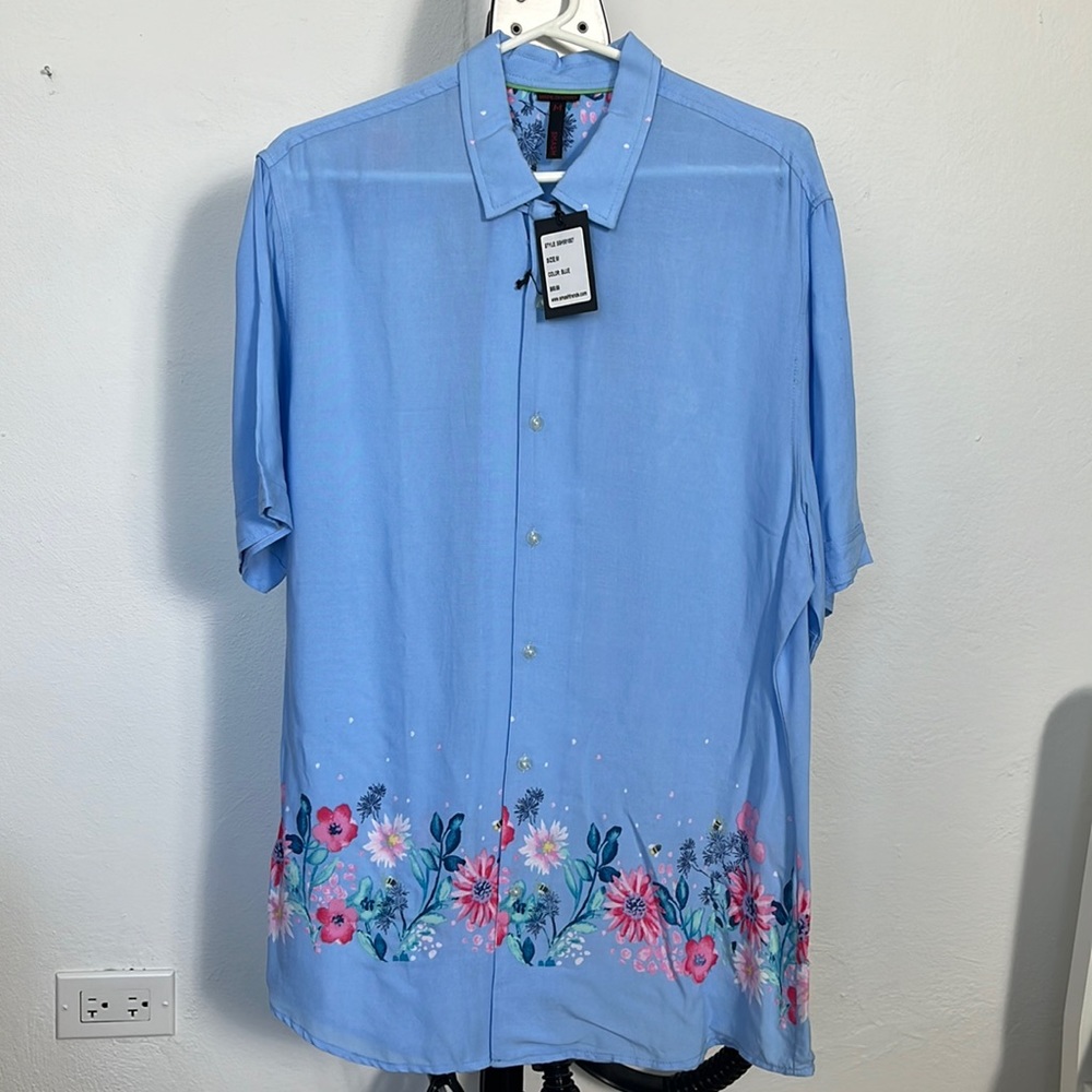 beautiful button shirt. never used. The fabric is quite fresh